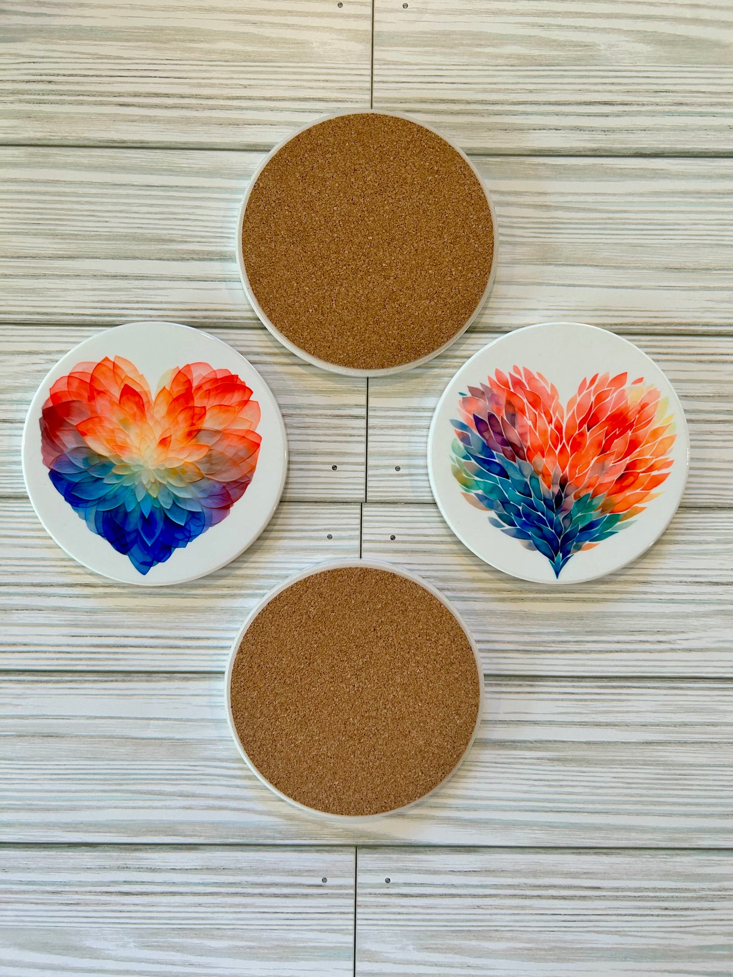 Game of Hearts Coasters Set