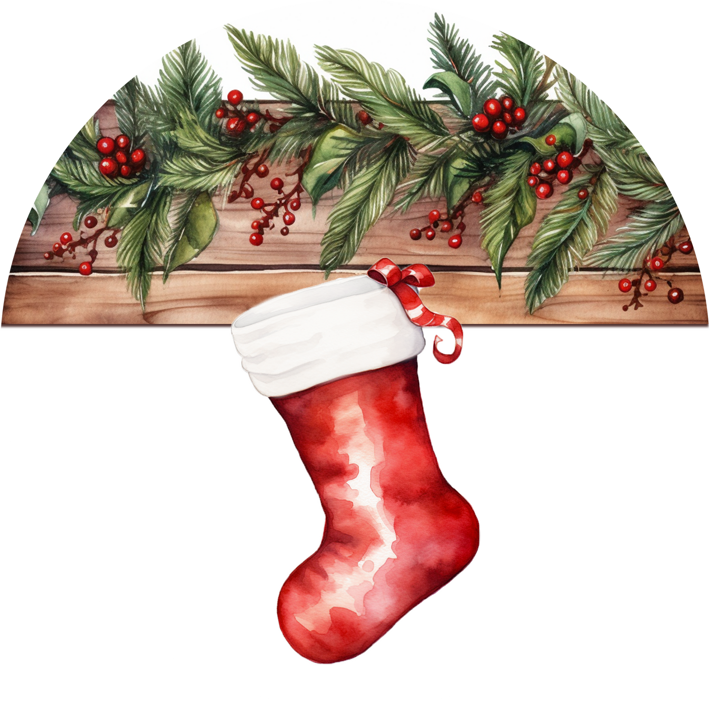 Personalized Family Stocking Christmas Ornament