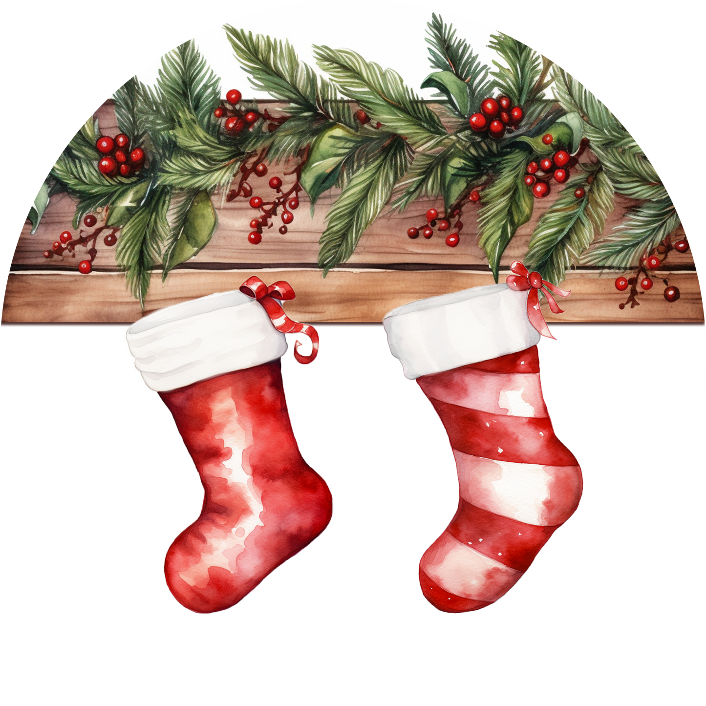 Personalized Family Stocking Christmas Ornament