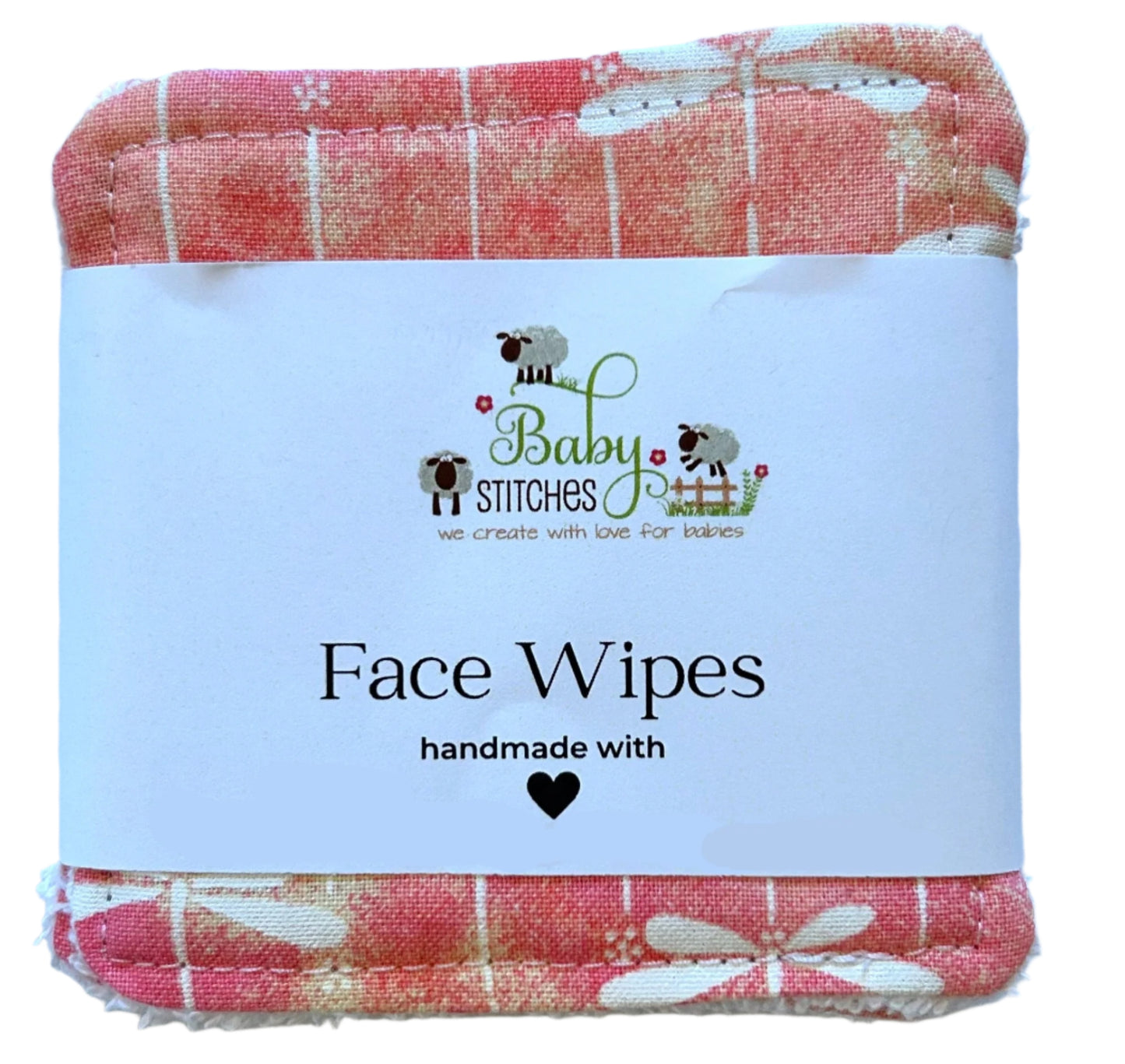 Reusable Fabric Face Wipes (Set of 4)