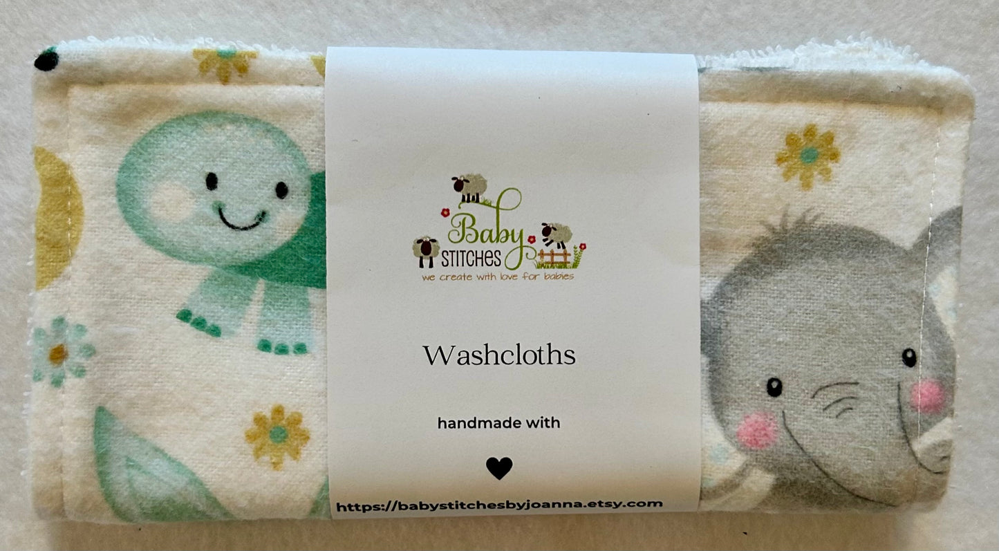 Handmade Baby Washcloths (Set of 2)