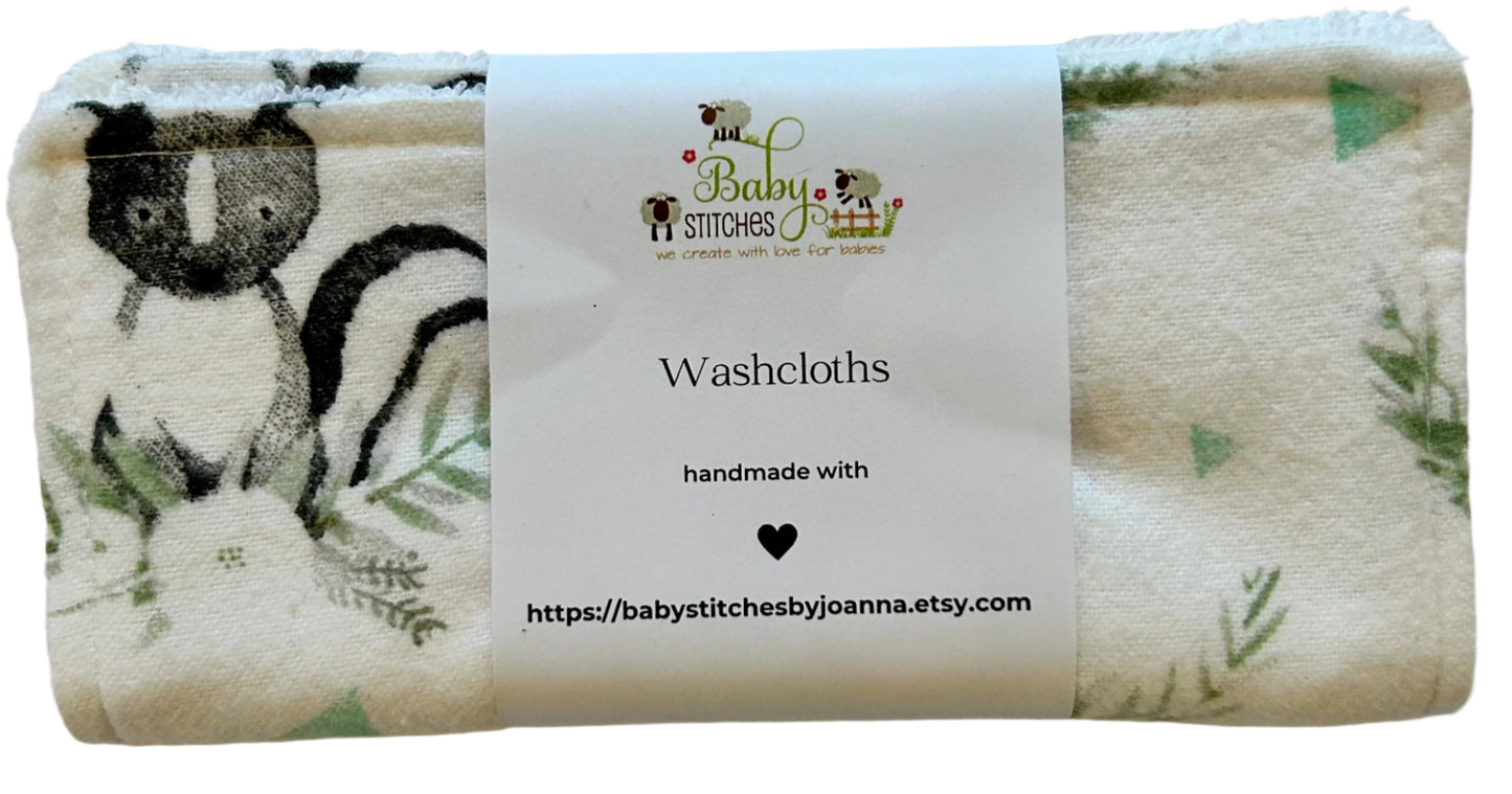 Handmade Baby Washcloths (Set of 2)