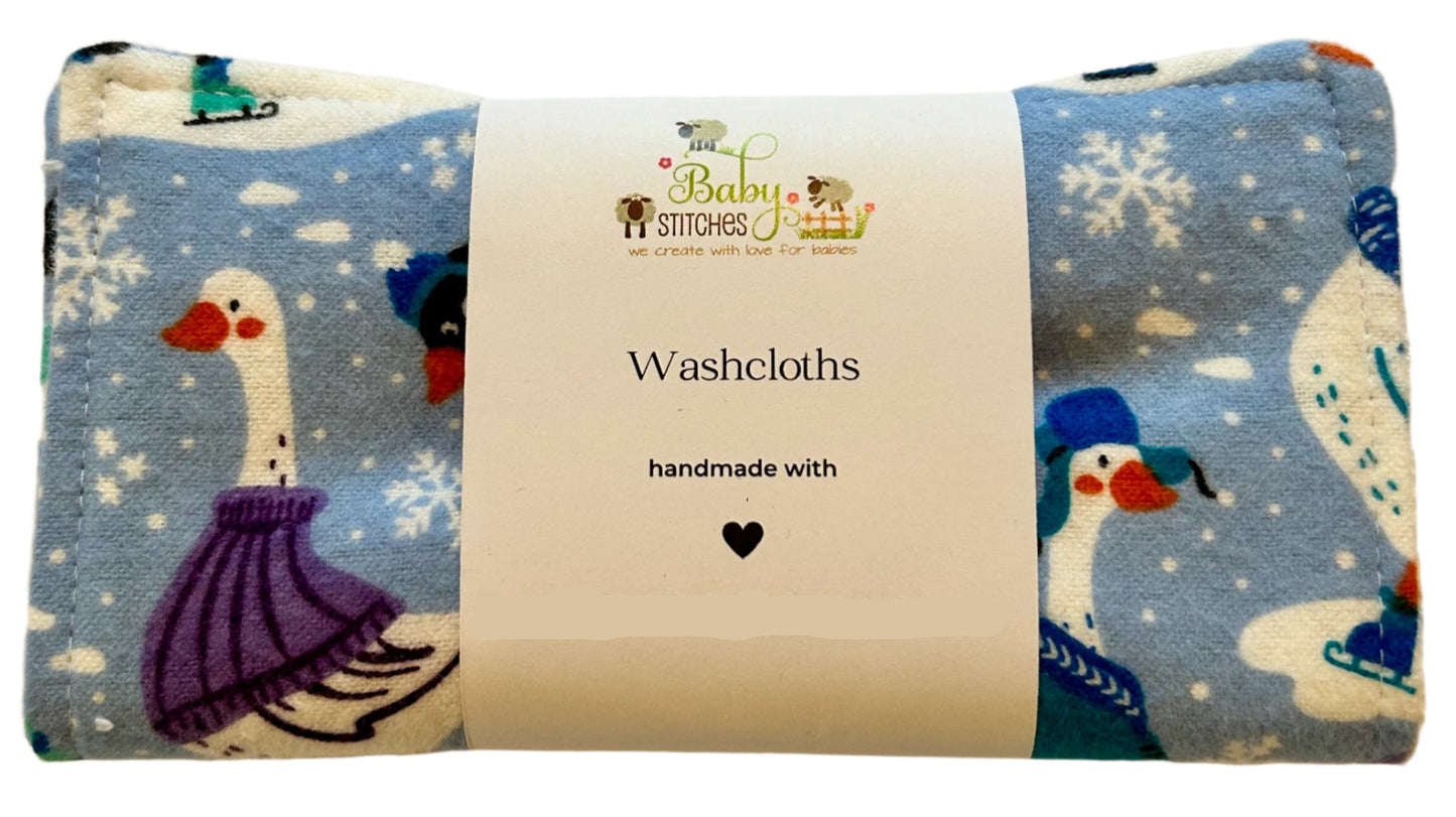 Handmade Baby Washcloths (Set of 2)