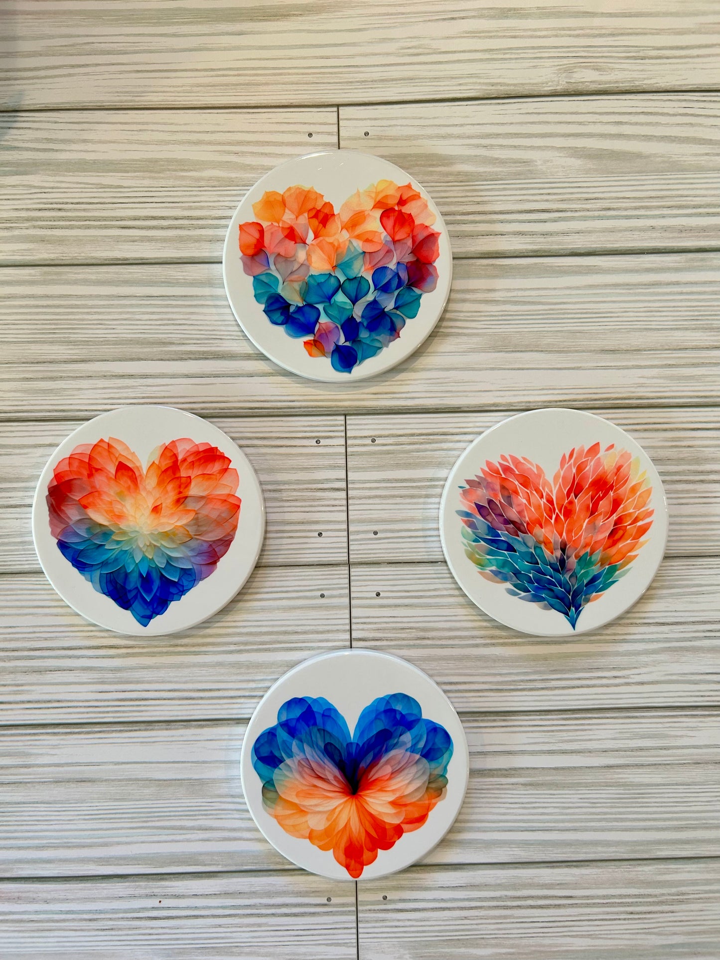 Game of Hearts Coasters Set