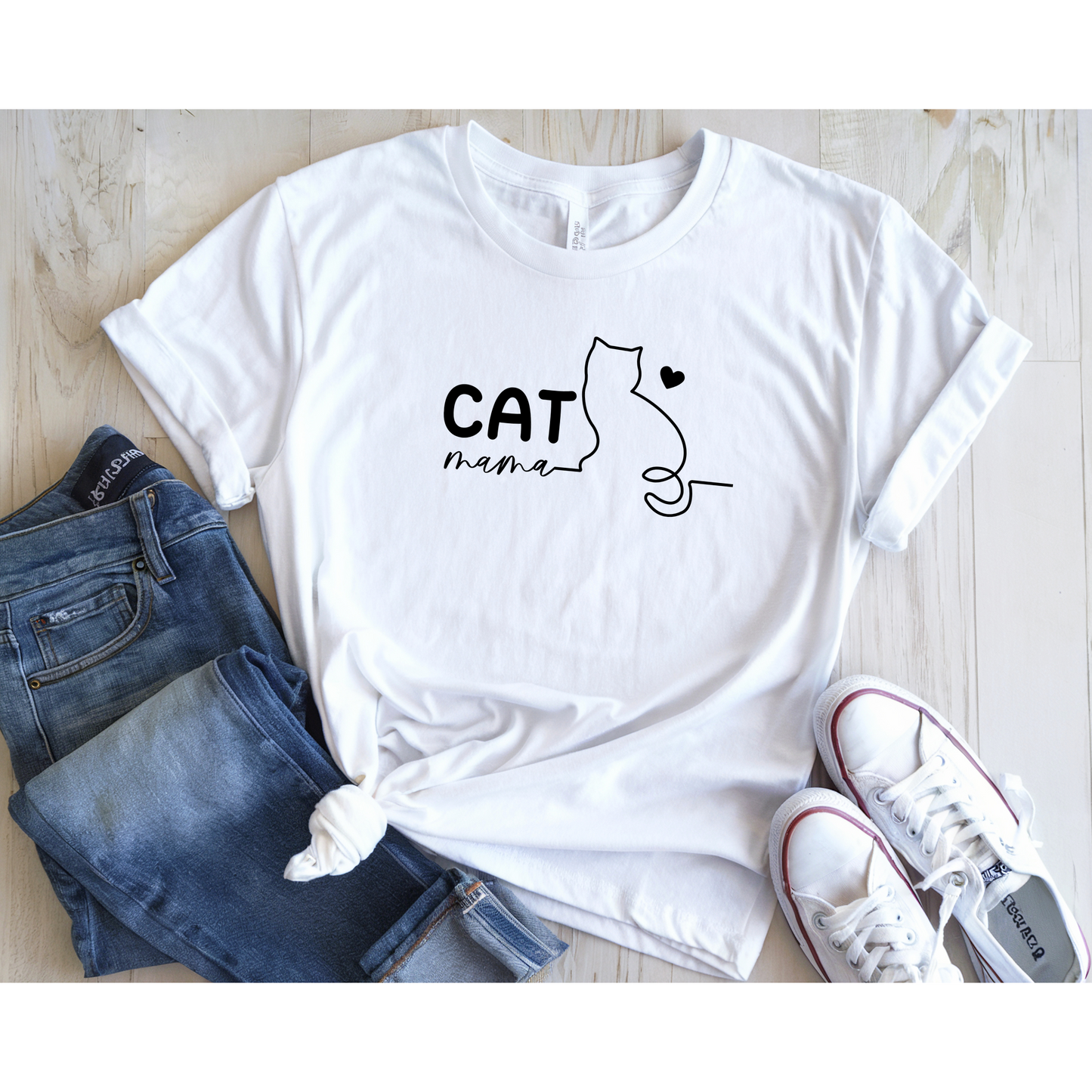 Cat Mama Love Women's T-shirt