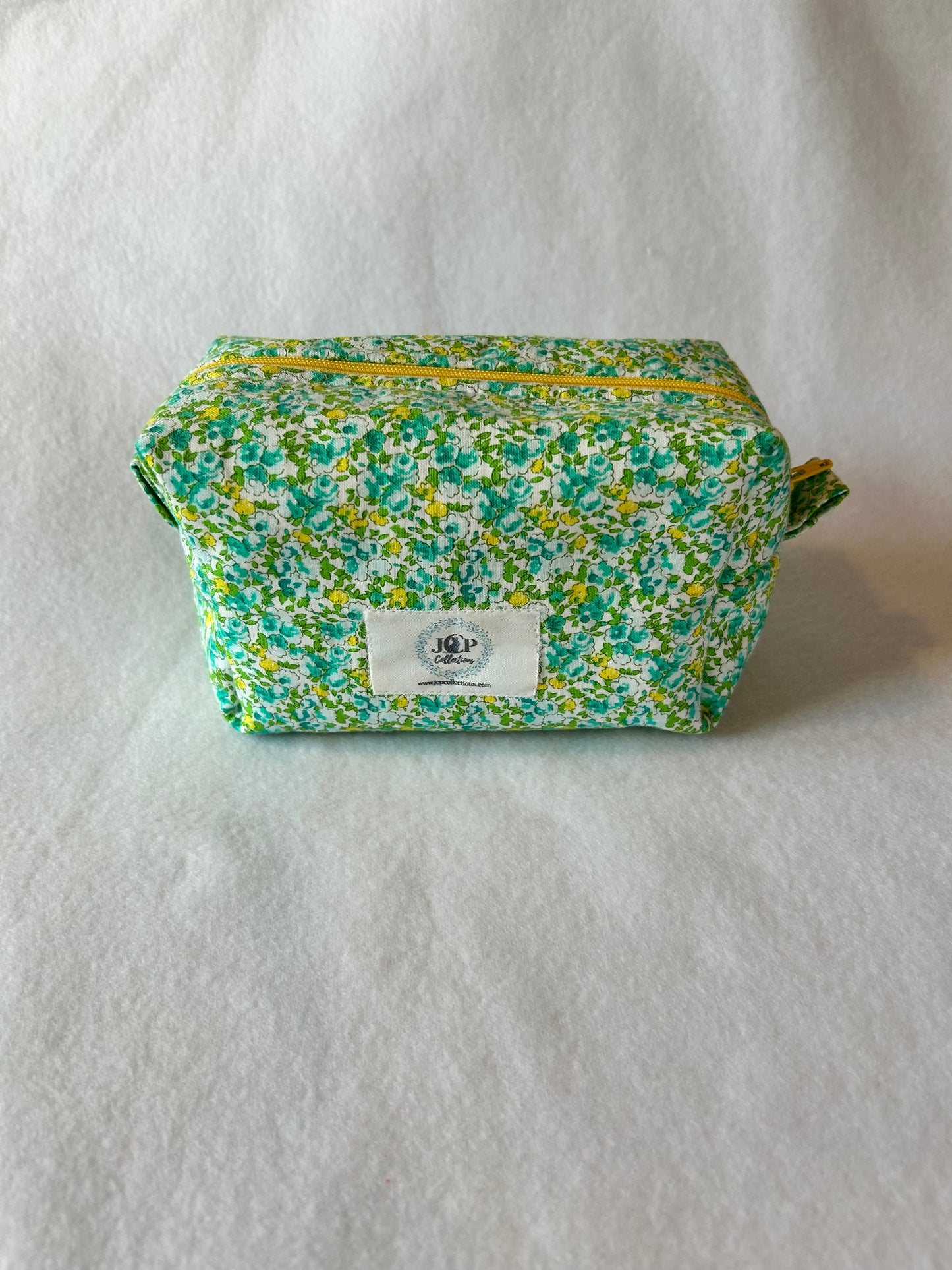 Floral Meadow Boxy Makeup Bag