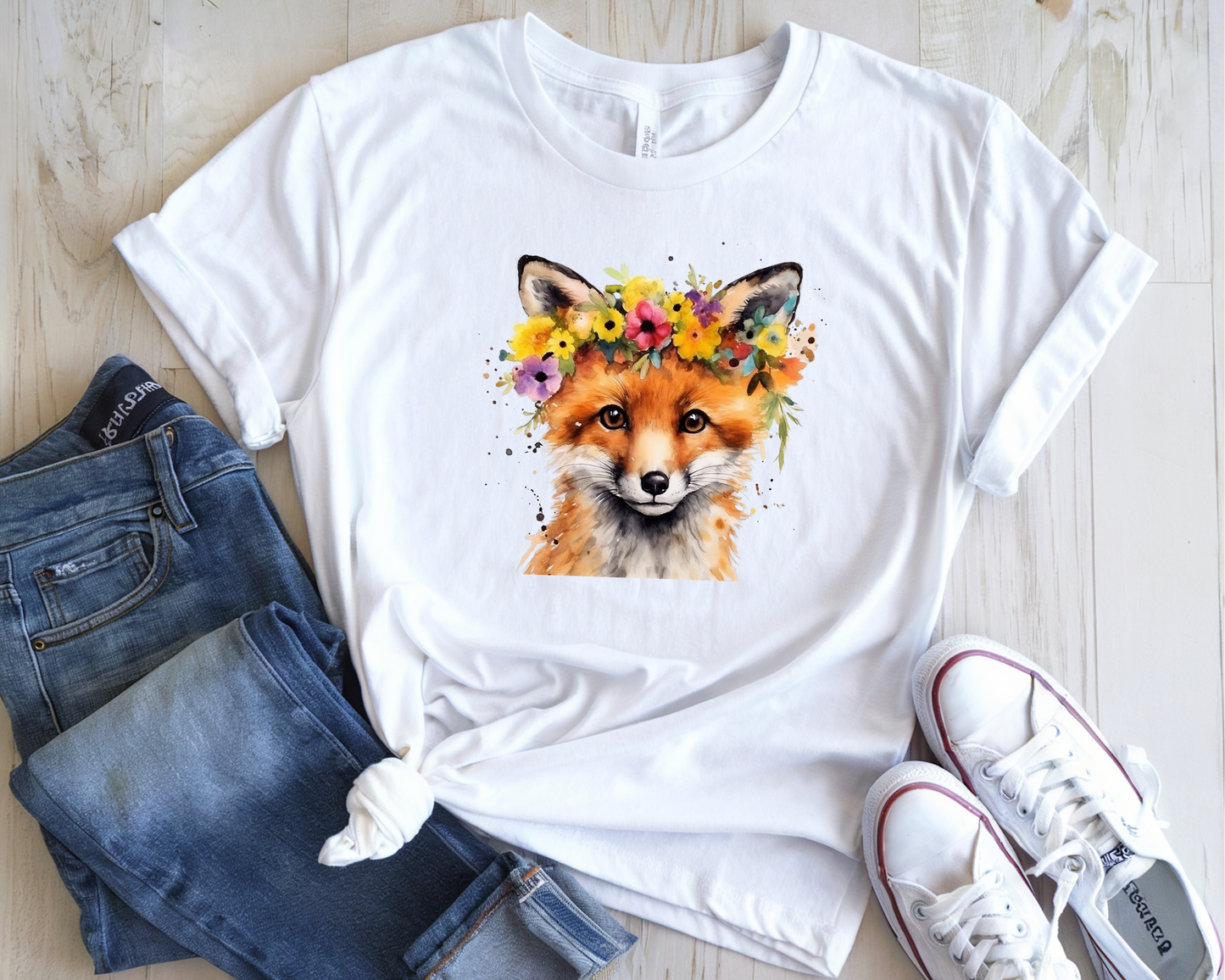 Fox & Flowers Women's T-shirt