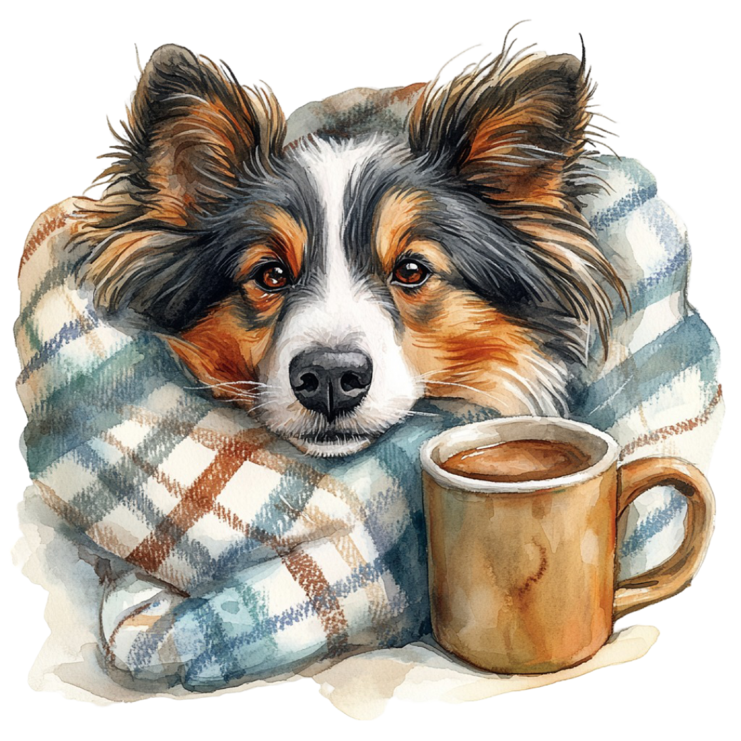 Cozy Pups - Custom Kitchen Towel or Mug