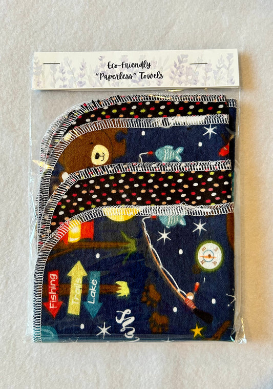 Camping Bears Eco-Friendly Un-Paper Towels