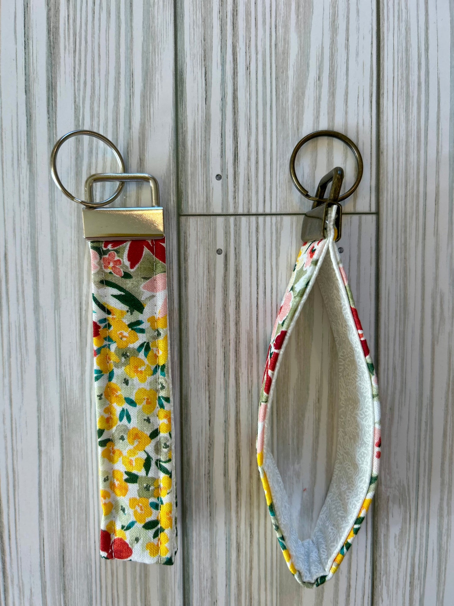 Cotton Key Chain Wristlet