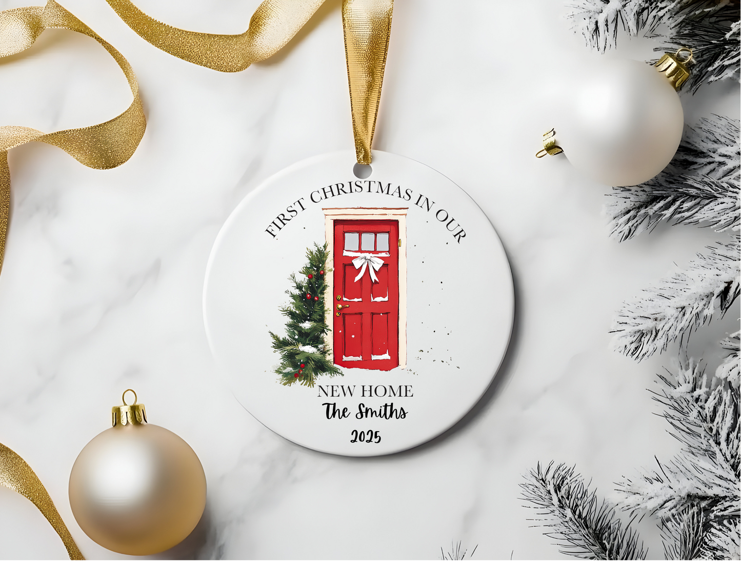 Personalized New Home Christmas Ornament