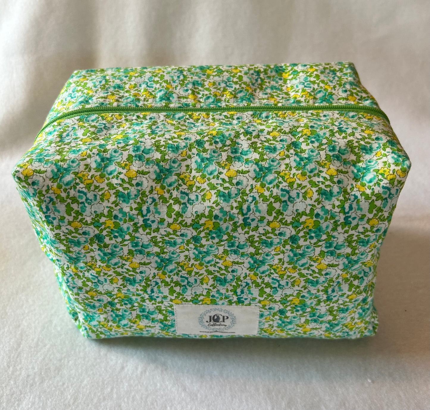 Floral Meadow Boxy Makeup Bag