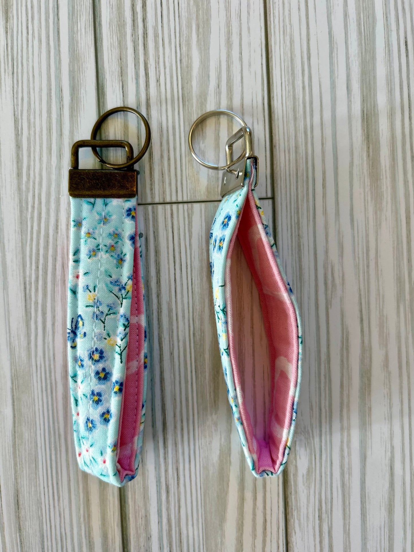 Cotton Key Chain Wristlet