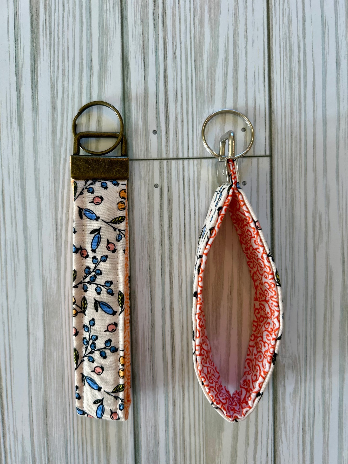 Cotton Key Chain Wristlet