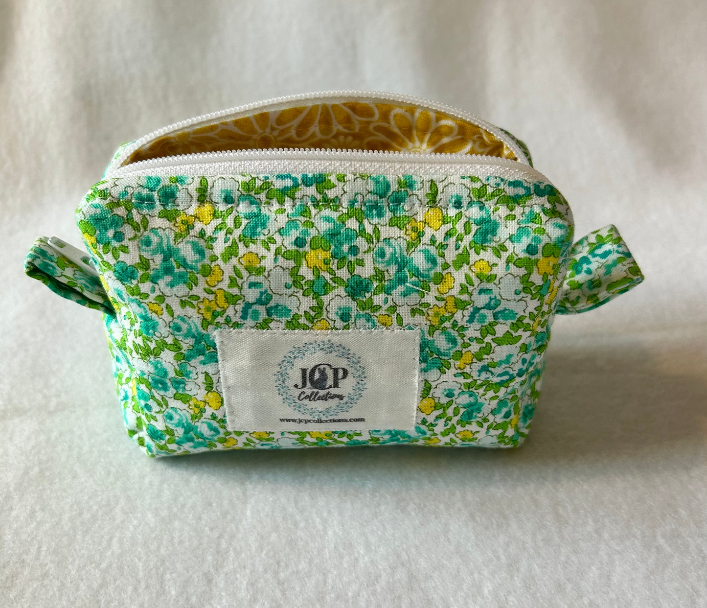 Floral Meadow Boxy Makeup Bag