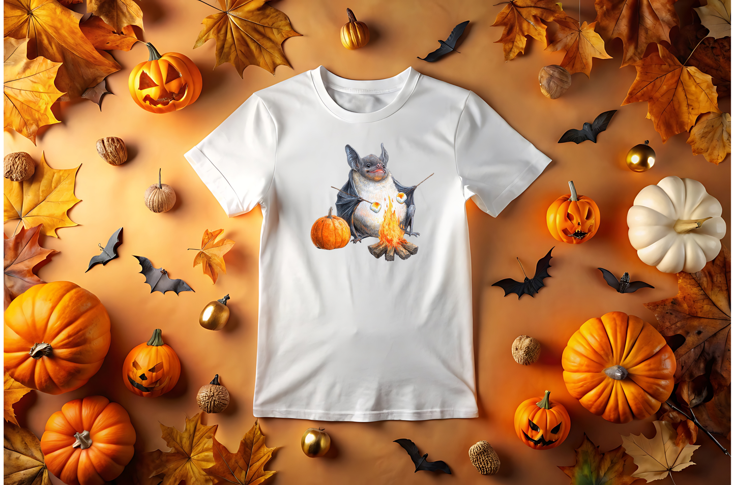Halloween Jolly Bat T-Shirt