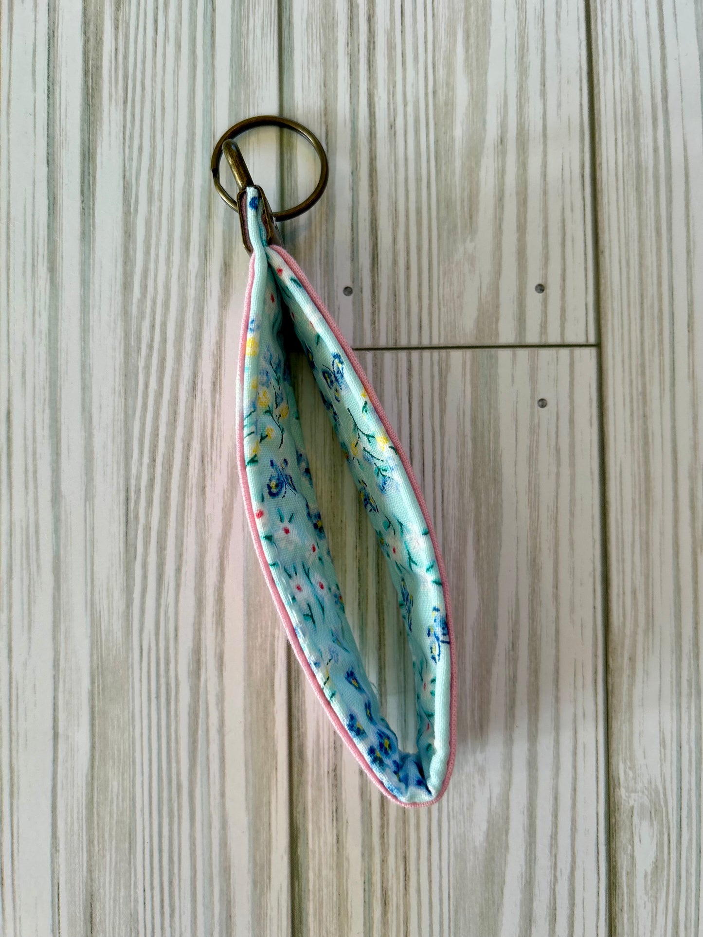 Cotton Key Chain Wristlet