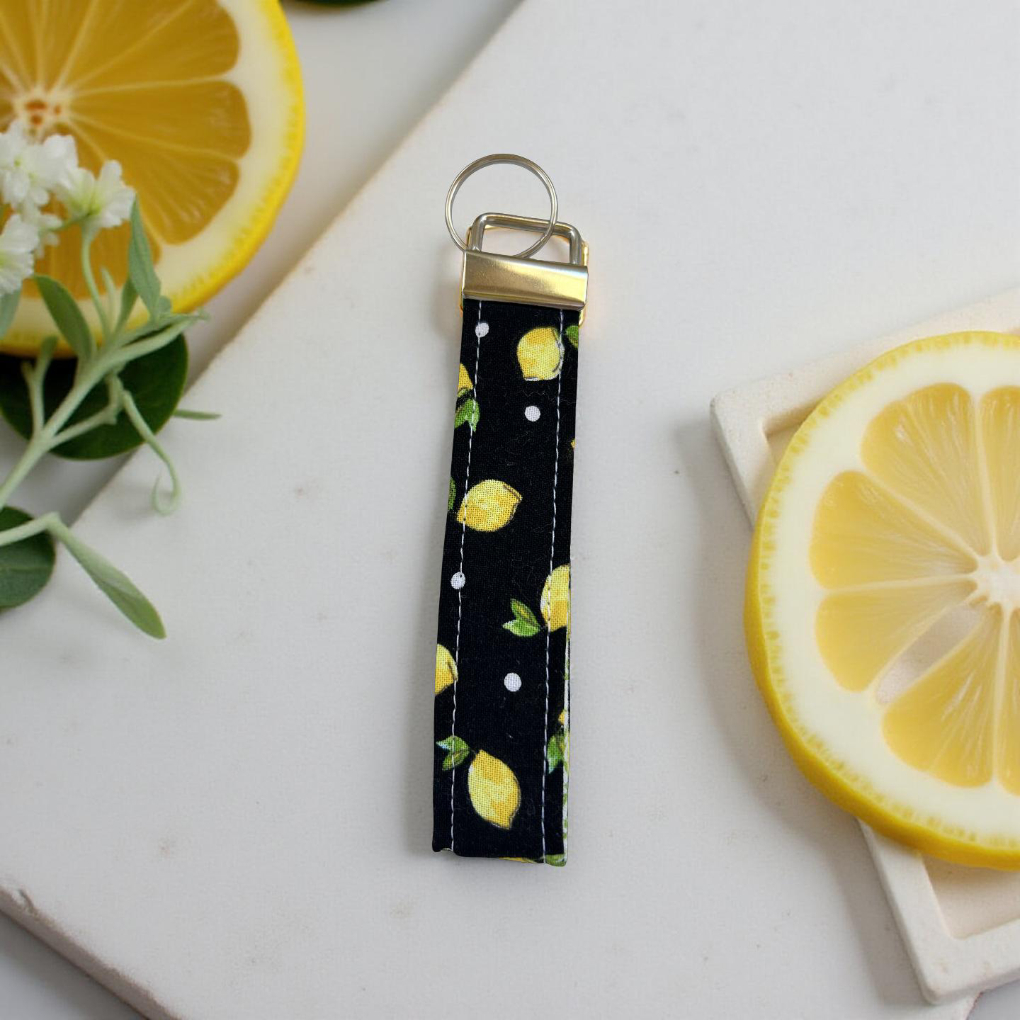 Cotton Key Chain Wristlet