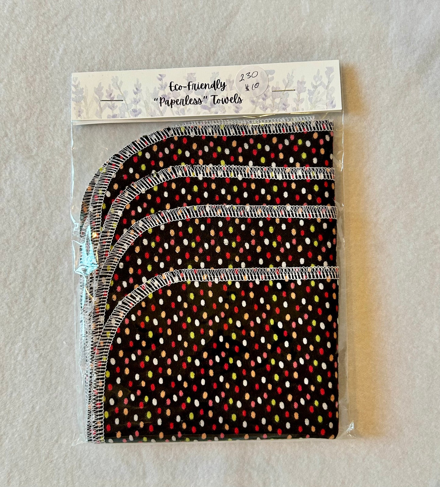 Polka Dots Eco-Friendly Un-Paper Towels