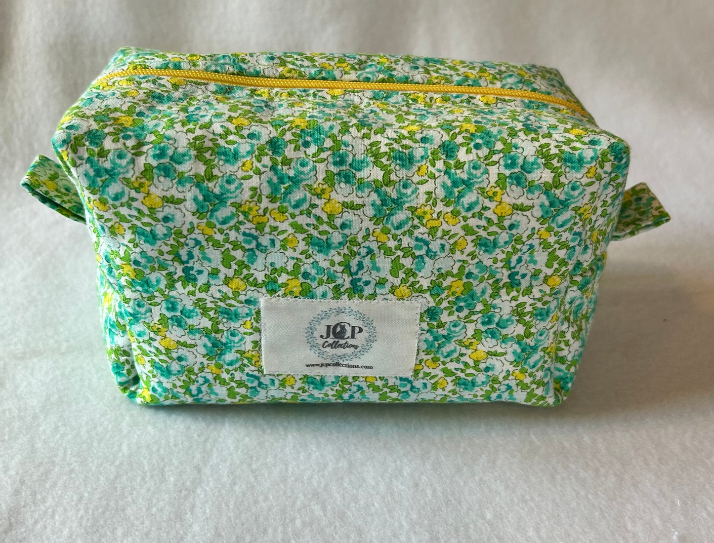 Floral Meadow Boxy Makeup Bag