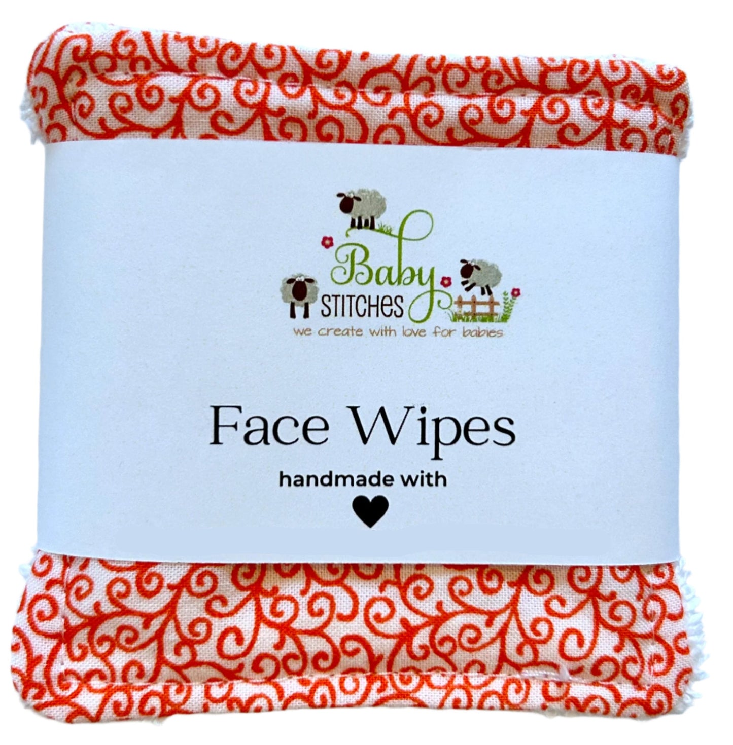 Reusable Fabric Face Wipes (Set of 4)