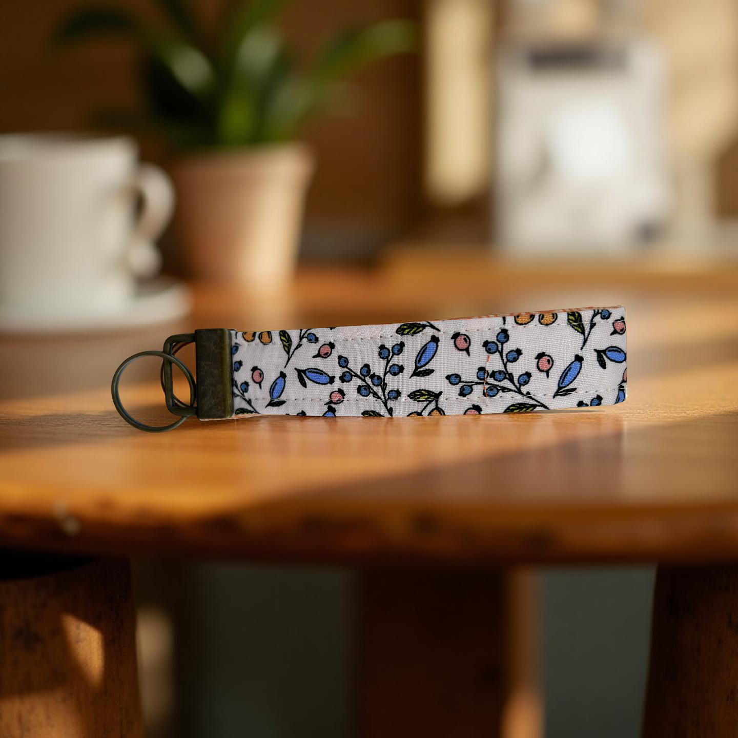 Cotton Key Chain Wristlet