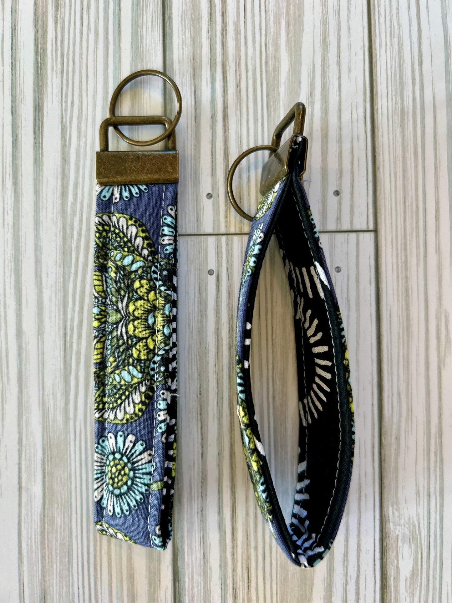 Cotton Key Chain Wristlet