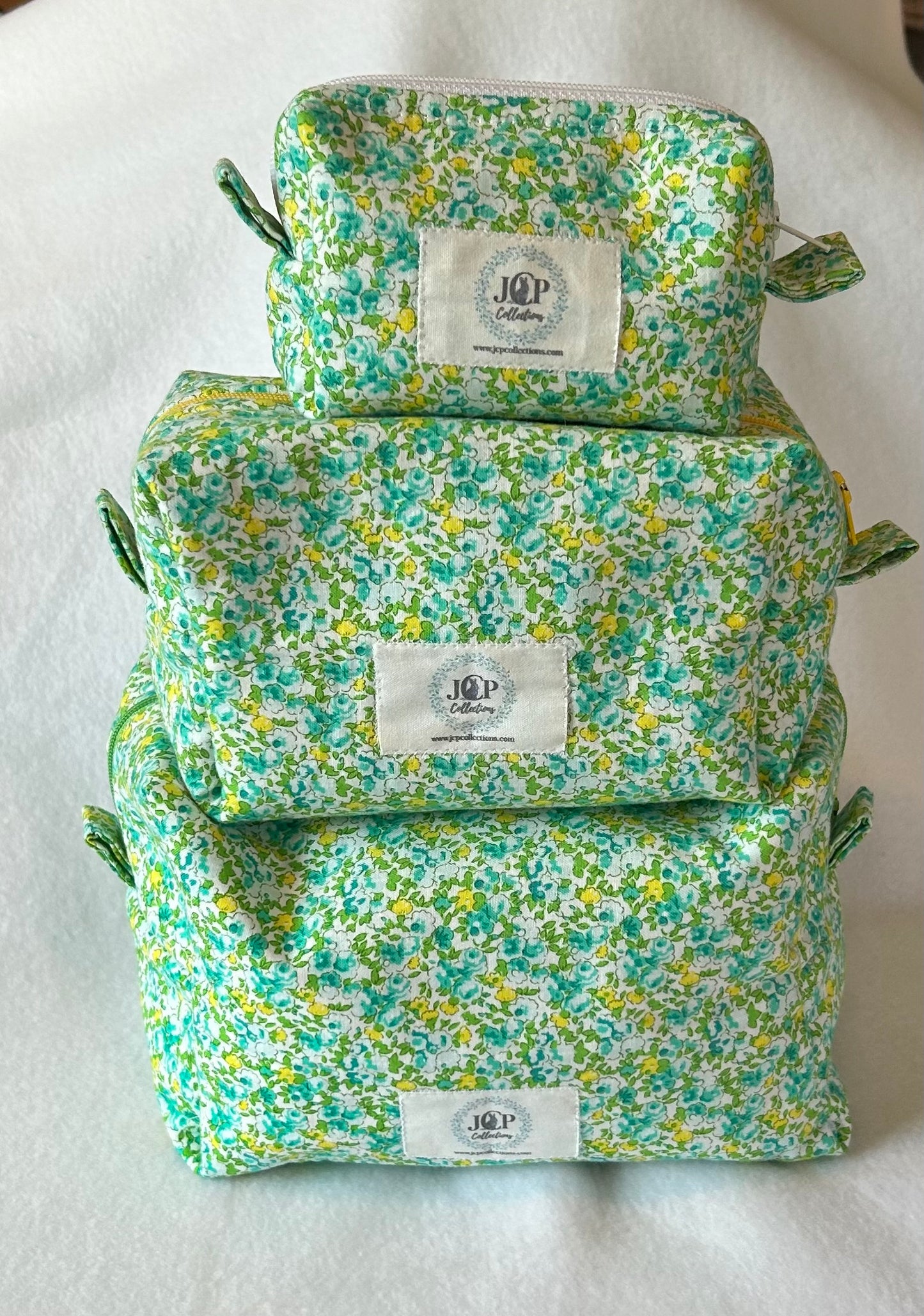 Floral Meadow Boxy Makeup Bag