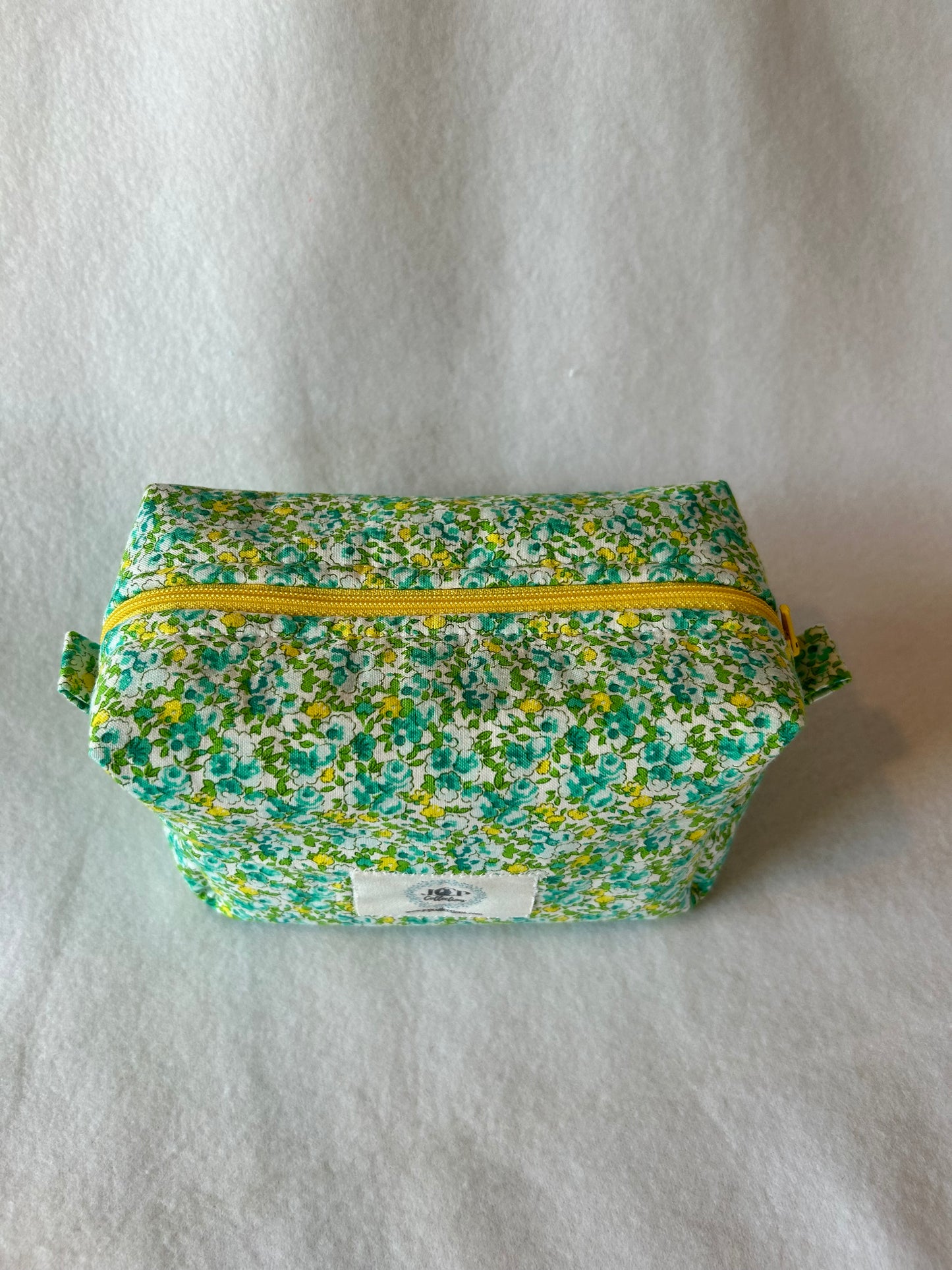 Floral Meadow Boxy Makeup Bag