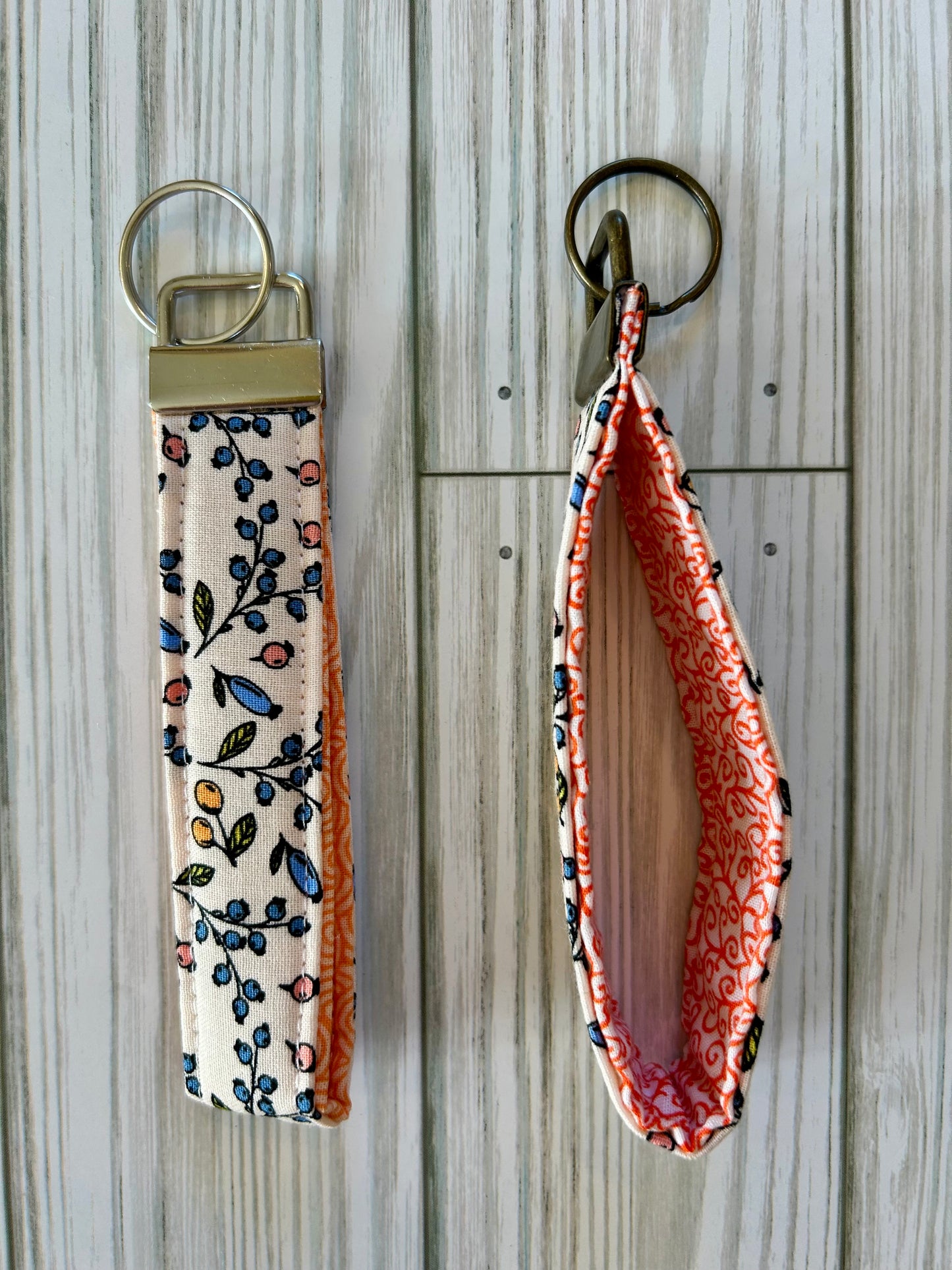 Cotton Key Chain Wristlet