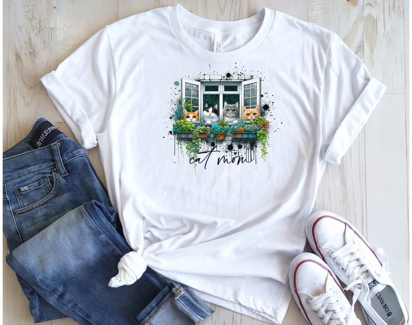 Peeking Paws Women's T-shirt