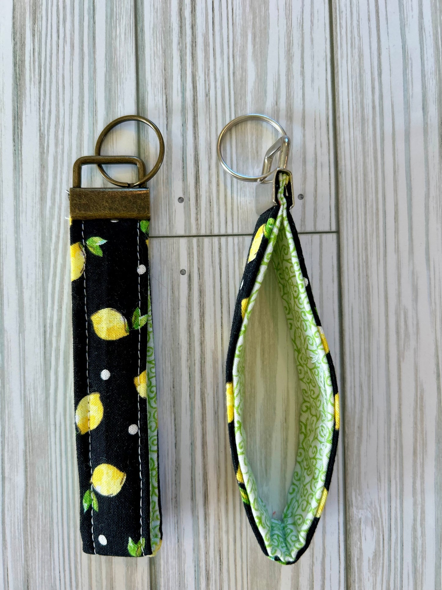Cotton Key Chain Wristlet