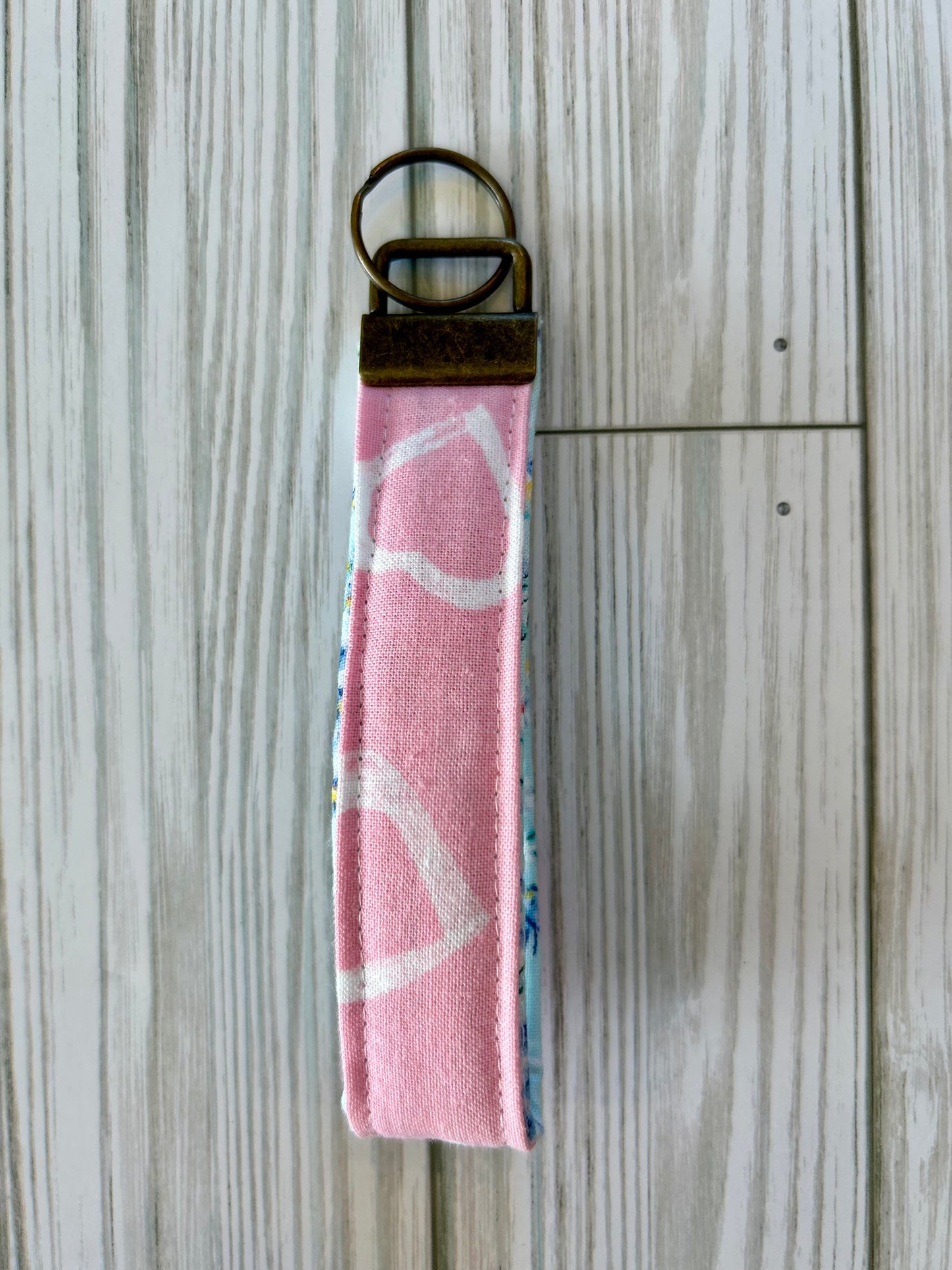 Cotton Key Chain Wristlet