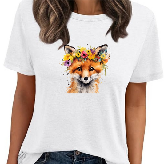 Fox & Flowers Women's T-shirt