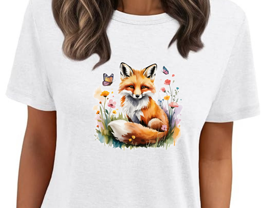 Fox In The Field Women's T-shirt
