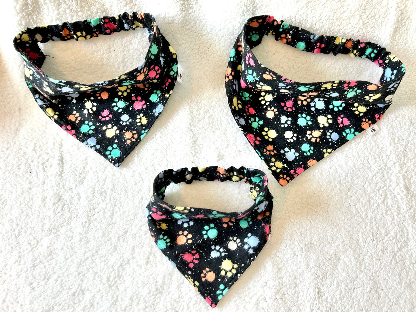 Pup Paws Dog Bandanas