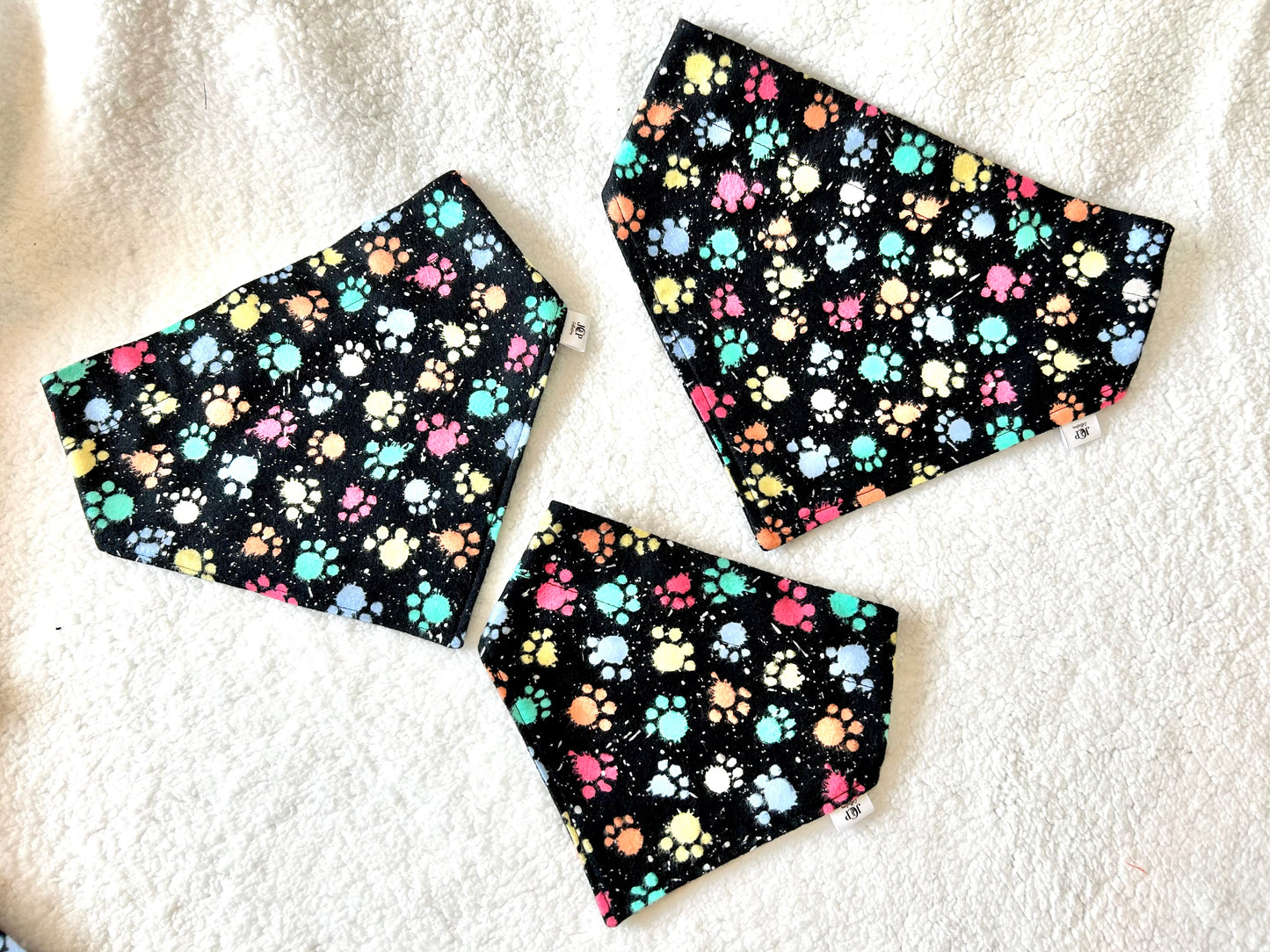 Pup Paws Dog Bandanas
